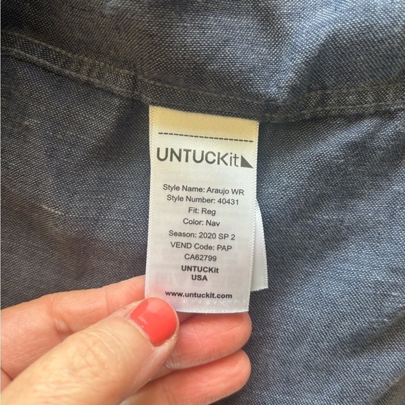 UNTUCKit Short Sleeve Shirt - Picture 3 of 5